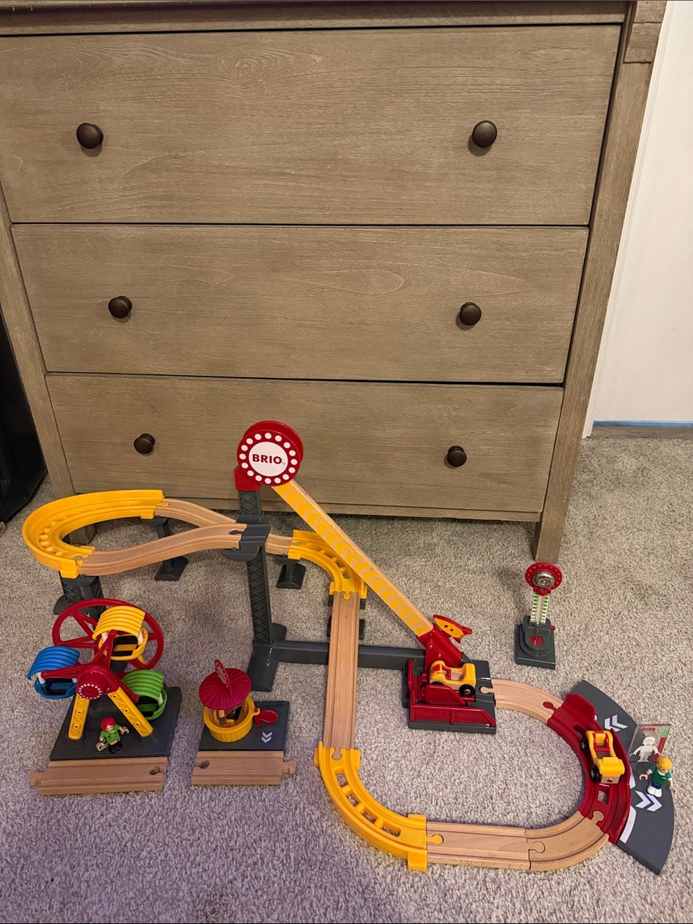BRIO World roller coaster and amusement park set